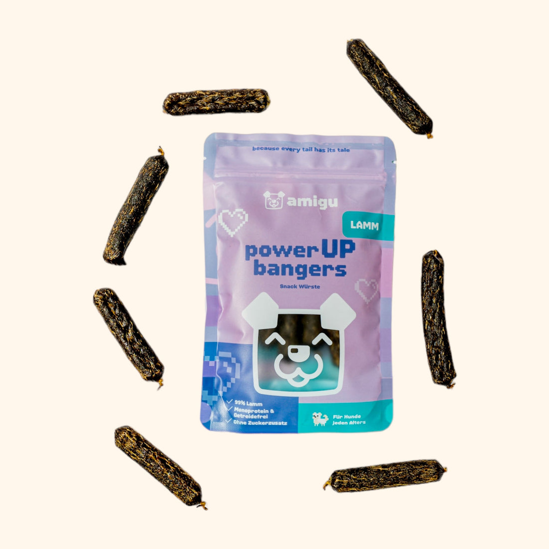 power up bangers Lamm - amigu